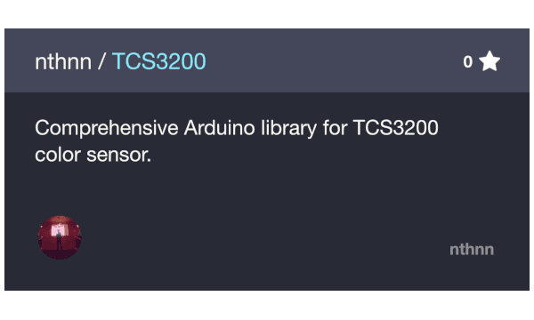 TCS3200 Sensor